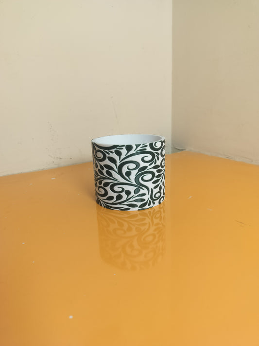 Floral Textured Planter w/o Base