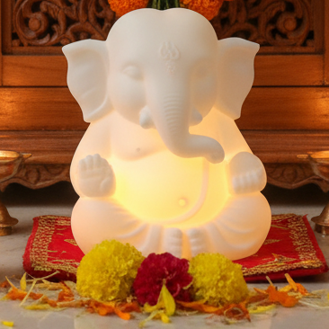 Ganesha LED Tlight holder Large