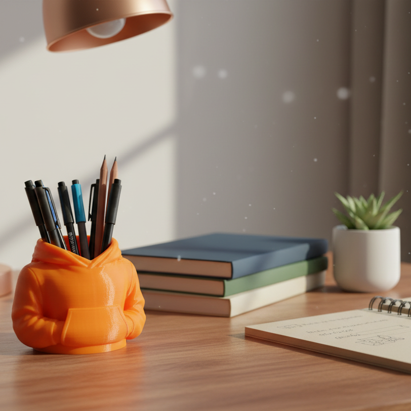Pen Stand Orange