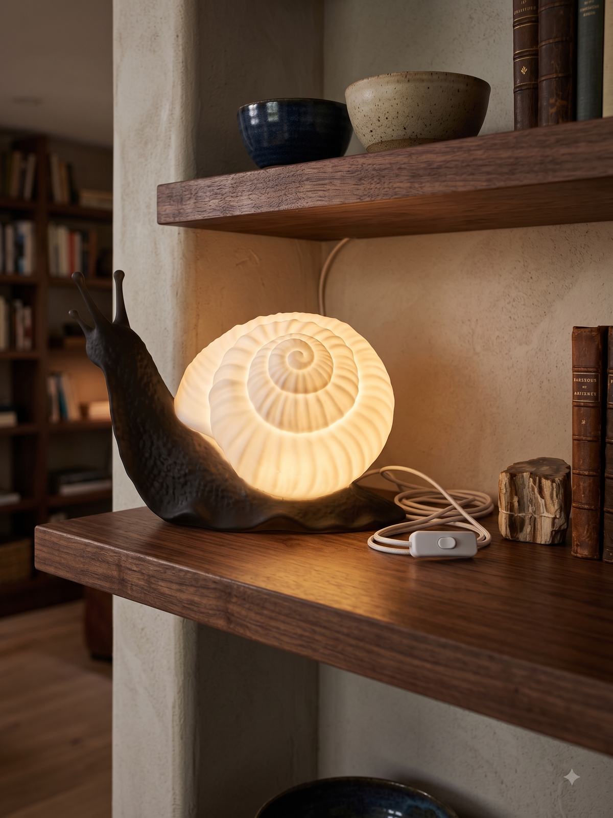 Snail Lamp with LED Kit