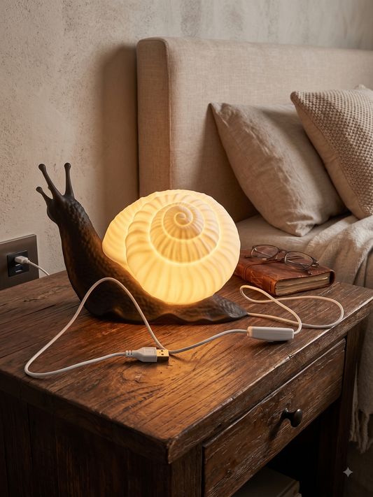 Snail Lamp with LED Kit